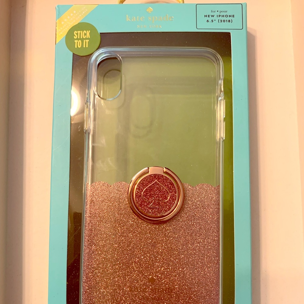 Kate Spade IPhone XS Max rose gold case